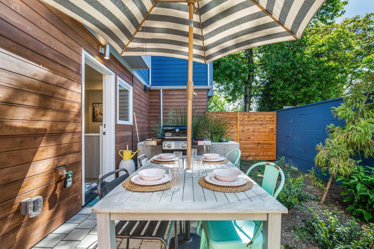 Rooftop Patio With Waterview, Private Garden & Grill 3Br 3Ba- Modern Cityscape Seattle Exteriör bild